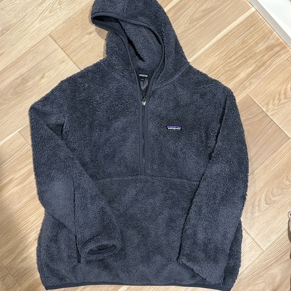 Patagonia pull over fleeze sz Large in navy - Picture 1 of 2